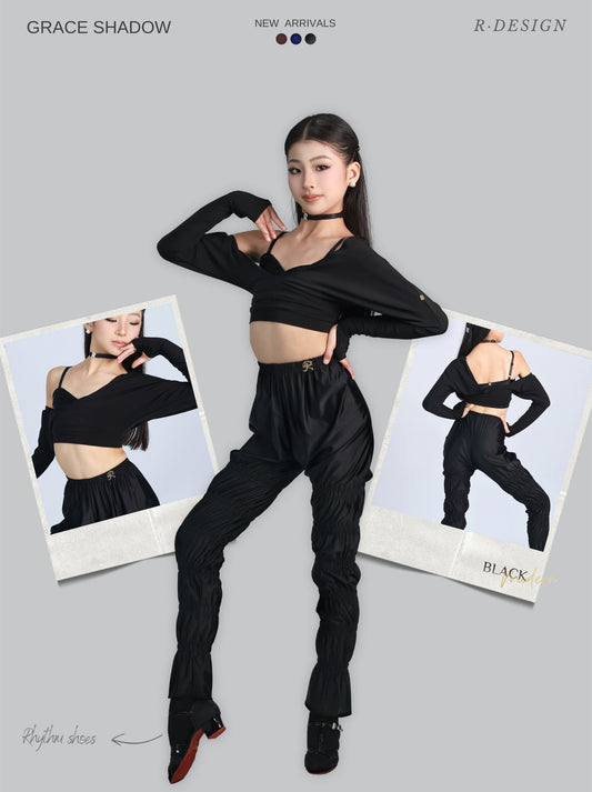 R·DESIGN Grace shadow | Black 🖤 Single Pants Black
