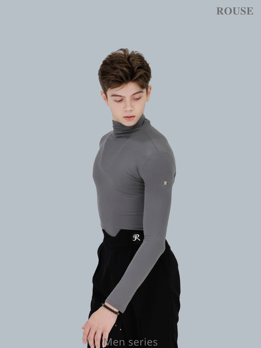 Classic high-neck long-sleeved shirt-Men's Series