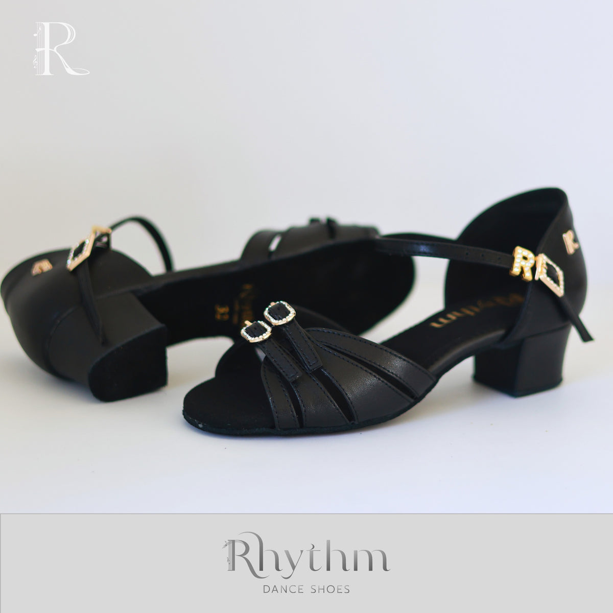 R·DESIGN Classic Double-Diamond Buckle black