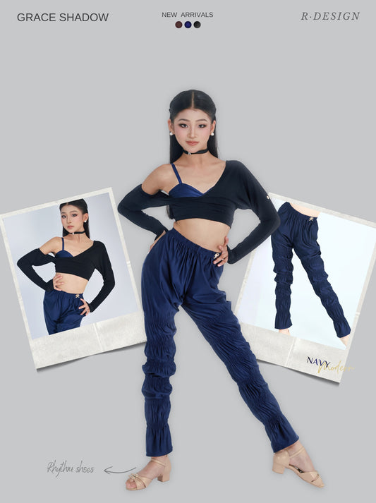 R·DESIGN Grace shadow | Navy 💙 Single Pants Navy