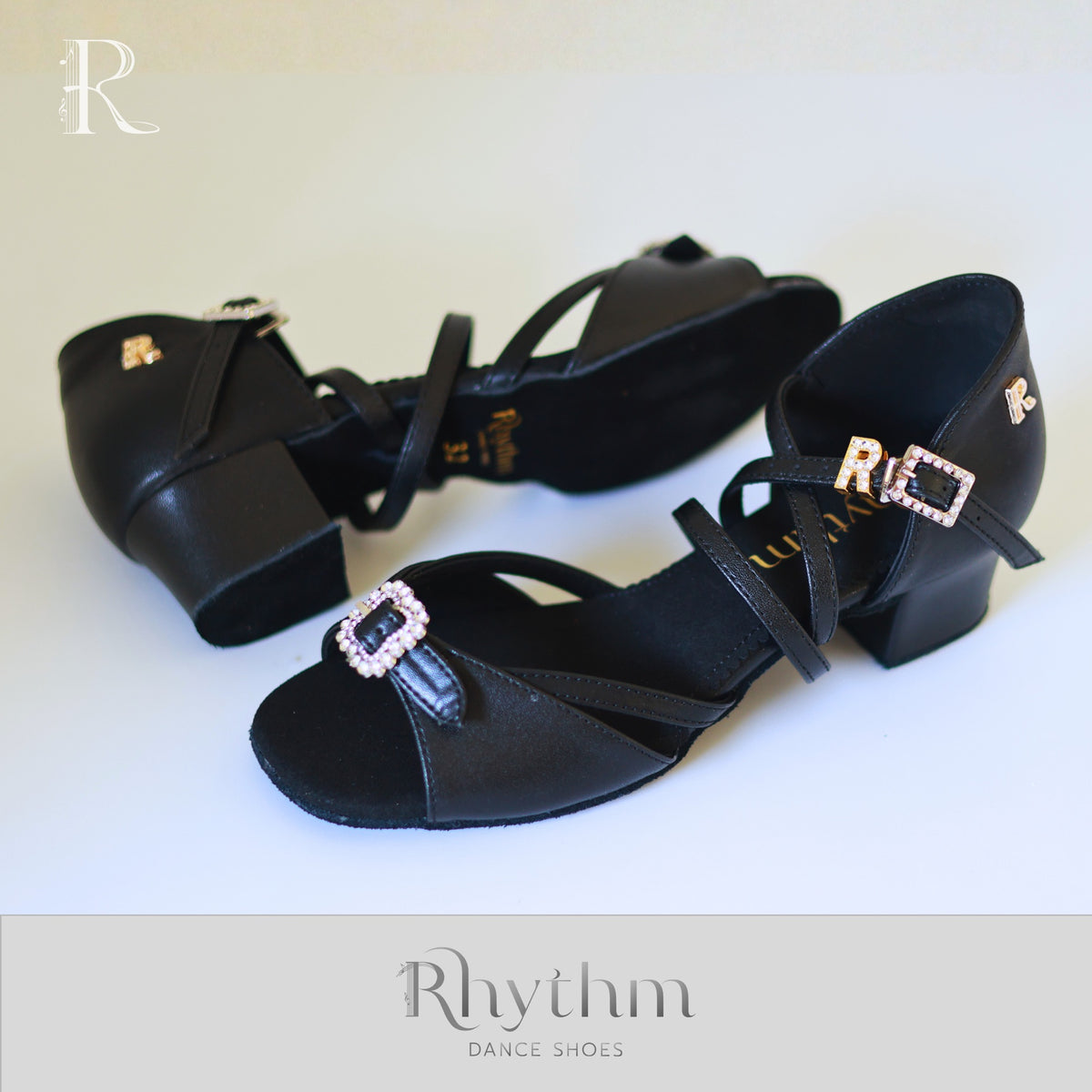 R·DESIGN Classic Single-Diamond Buckle black