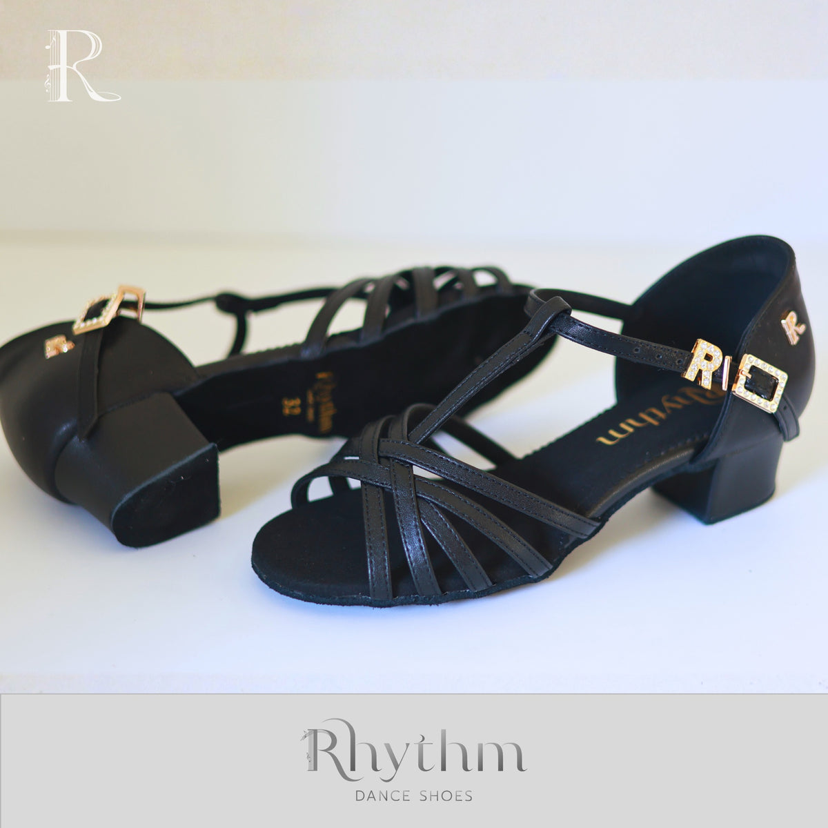 R·DESIGN Classic T-Strap black