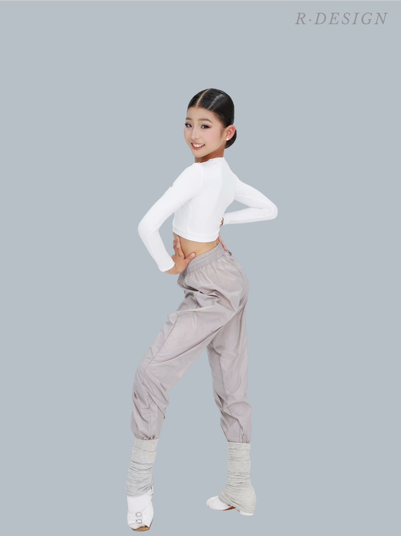 R·DESIGN Selected Warm-up Pants Grey Skin-friendly material
