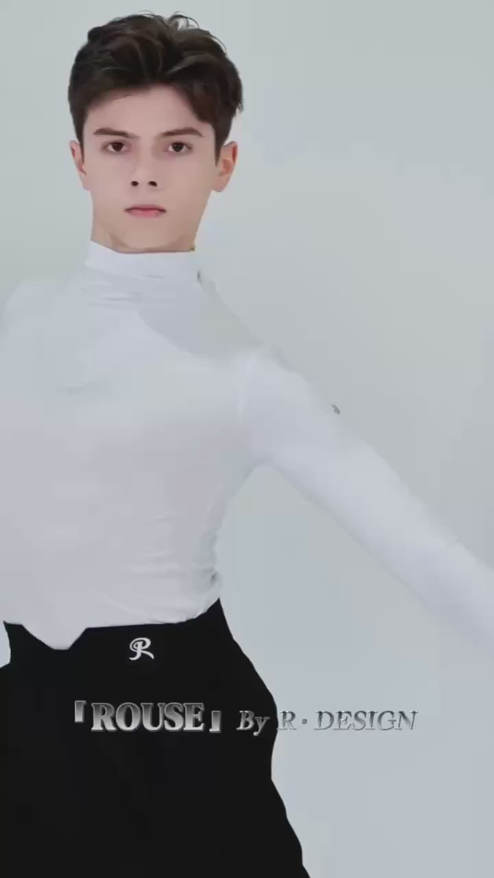 Classic high-neck long-sleeved shirt-Men's Series